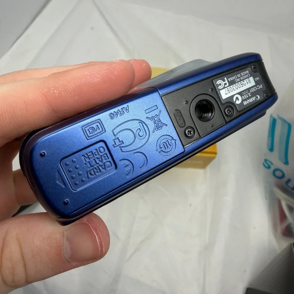 Canon PowerShot A480 10.0MP Digital Camera Blue 3.3x Optical Zoom PC1351 Boxed